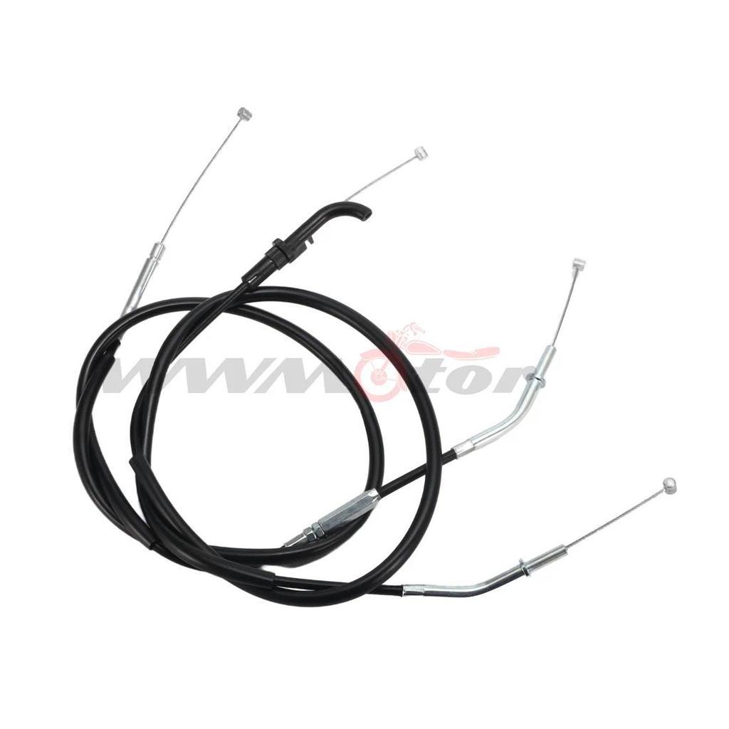 Cabo Do Acelerador Push Pull Linha Para Kawasaki KLE650 Versys 650 2011-2022 54012-0300 54012-0301 De Gás De Motocicleta