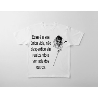Camiseta Streetwear Essa é sua unica vida não desperdice Unissex Estampa Alta qualidade Envio Imediato Promoção