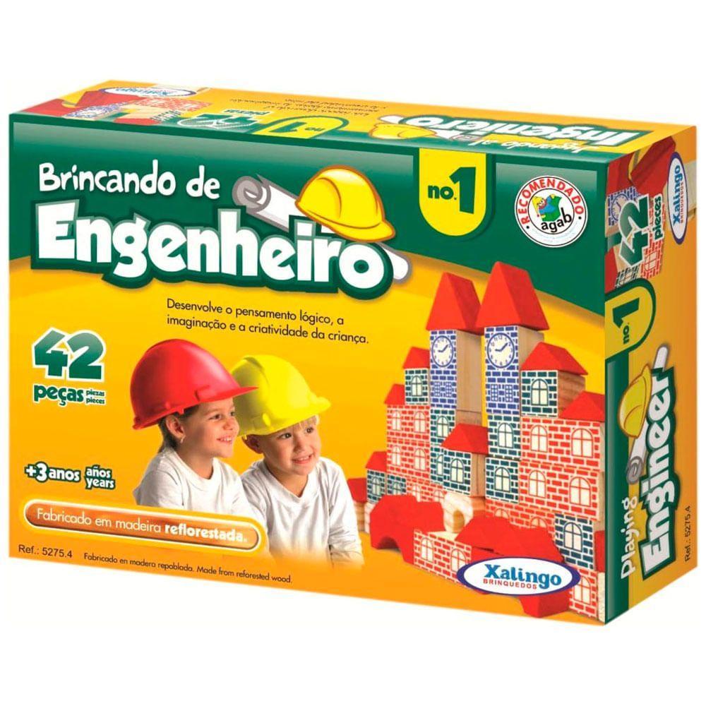 Brincando de Engenheiro 42 Peças - Xalingo em Oferta na Shopee