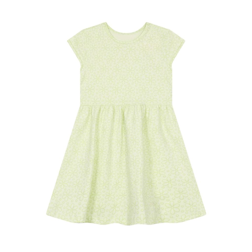 Vestido infantil menina florido Brandili-Verde em Oferta na Shopee