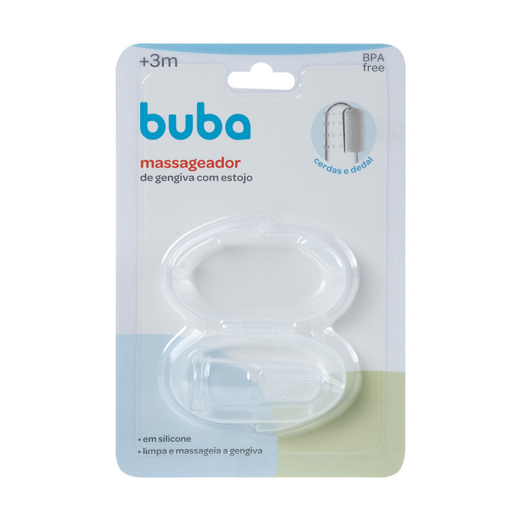 Massageador de Gengiva com Estojo 5232 - Buba em Oferta na Shopee
