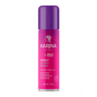 Spray Karina Ultra Glow Brilho Intenso 150ml em Oferta na Shopee