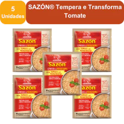 Kit 5 Unidades SAZÓN® Tempera e Transforma Tomate
