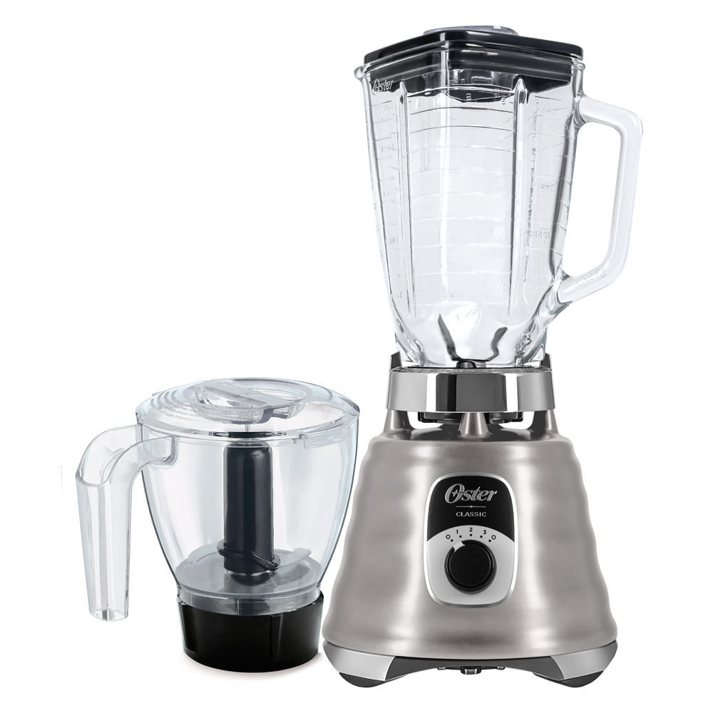 Kit New Osterizer Aço Escovado - Liquidificador e Base Processadora Oster em Oferta na Shopee