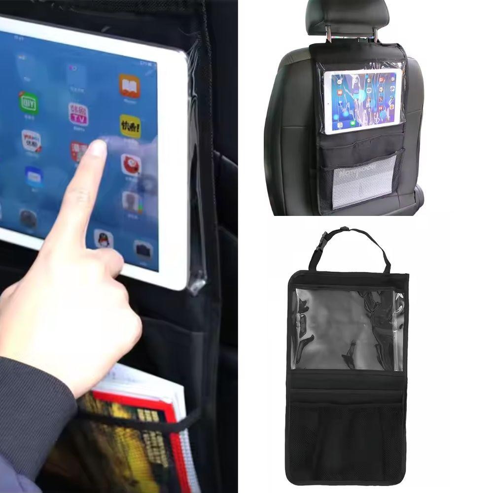 Organizador Carro Bebe Criança Case Porta Tablet Celular Encosto Automotivo Suporte Livros Lanches Agua Capa