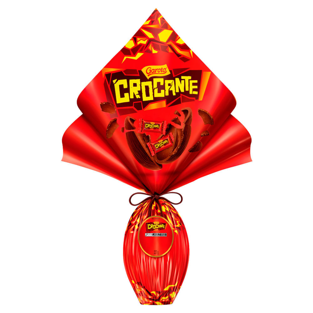 Ovo de Páscoa Garoto Crocante 227g em Oferta na Shopee