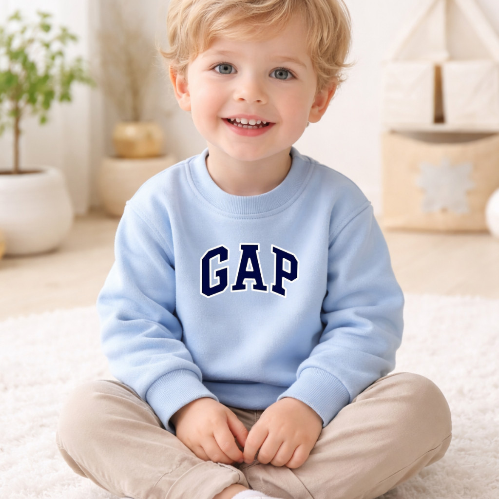 Moletom Gap Infantil Estiloso Classico Flanelado 06 ao 12