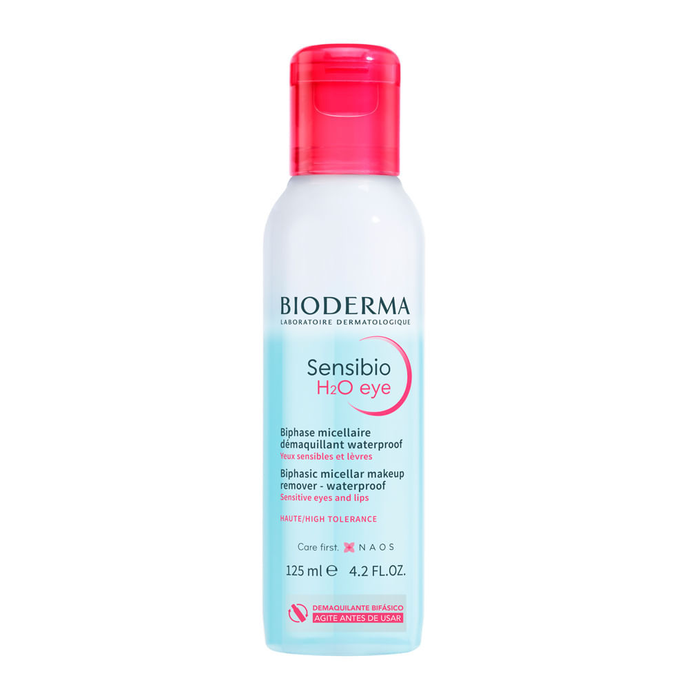 Bioderma Sensibio H2O Eye Demaquilante Bifásico Micelar 125ml em Oferta na Shopee