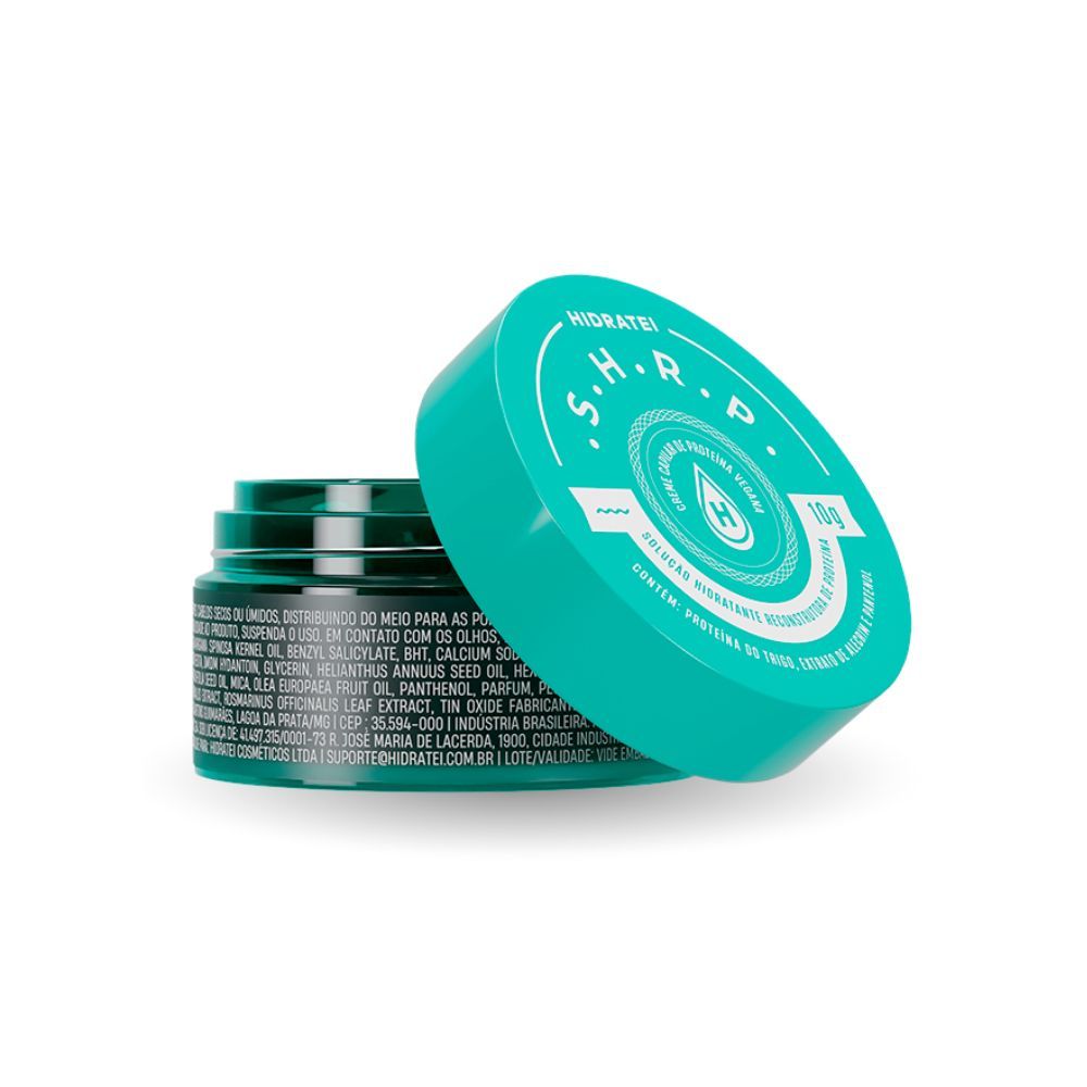 Creme Capilar de Proteína Vegana Hidratei S.H.R.P com 10g em Oferta na Shopee