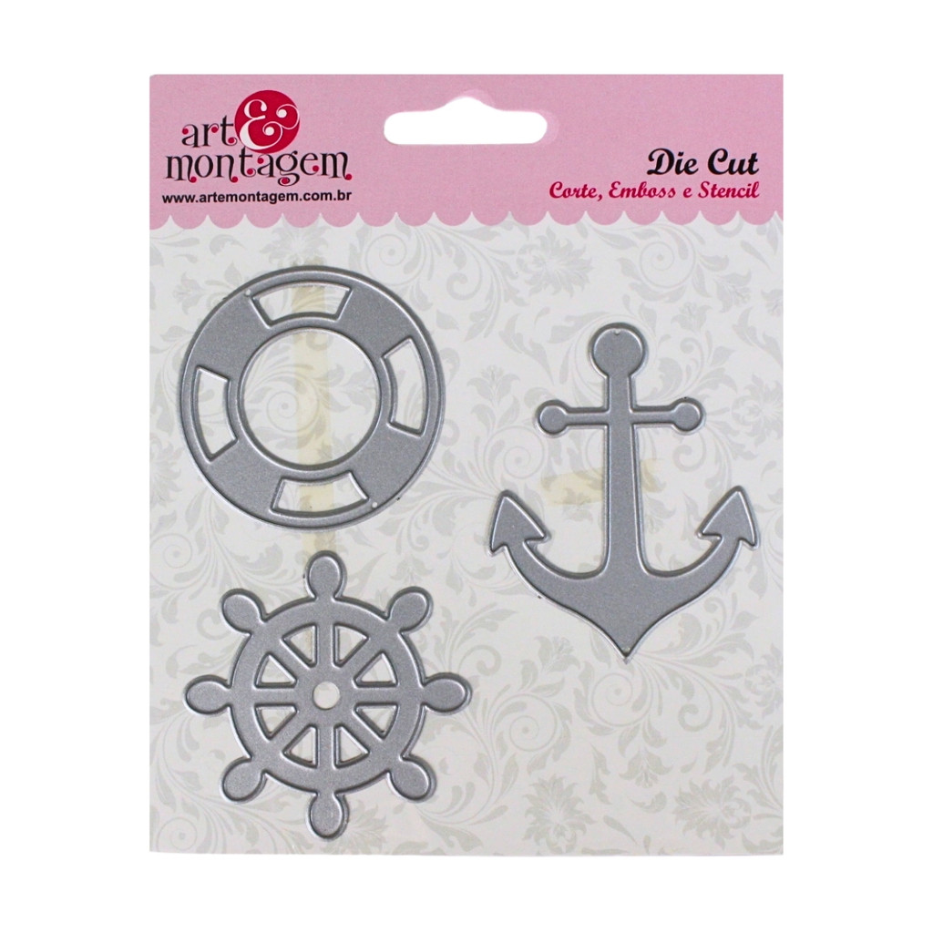 Faca de Corte Fac141 Kit Marinheiro 3 Peças Art e Montagem