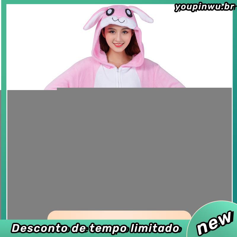 2024 Animais Adultos Kigurumi Unicórnio Festa De Halloween Pijamas Cosplay Roupa De Raposa De Veado Dormir Macacão