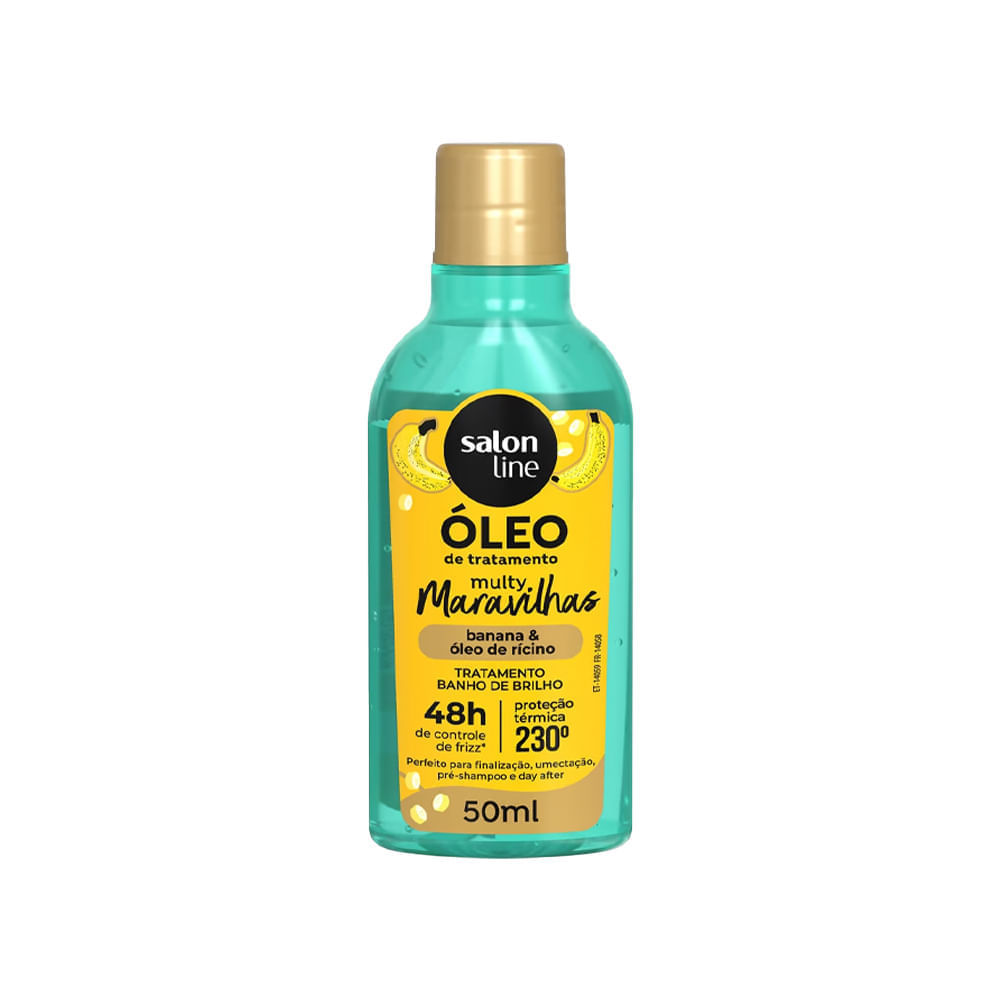 Óleo Reparador Salon Line Multy Maravilhas Banho De Brilho Cachos Do Sonhos 50ml em Oferta na Shopee