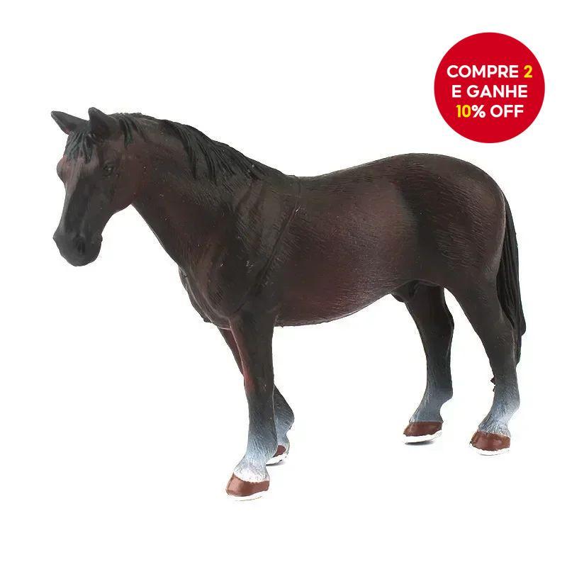 Mini figura de ação de brinquedo de animal de fazenda de plástico oco tipo simulação modelo de cavalo animação