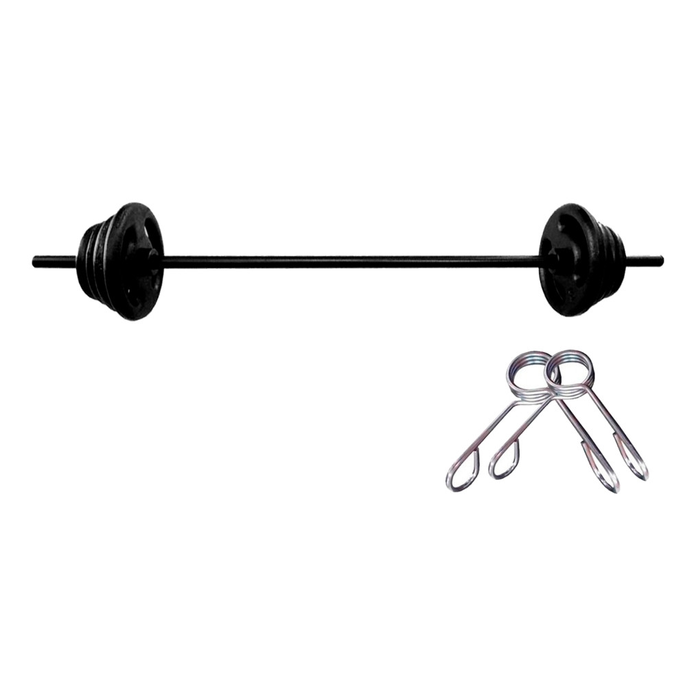 Kit Body Pump Completo 10kg com Barra e Anilhas | Academia Doméstica