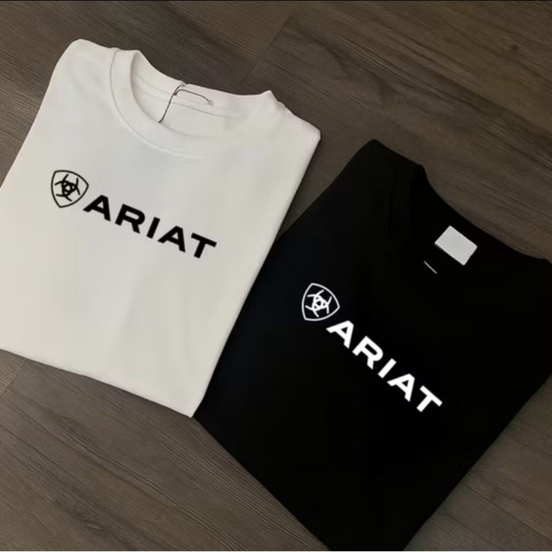 Kit 2 Camisetas Masculinas Rodeio Country Estilo Ariat, Algodão Premium e Conforto