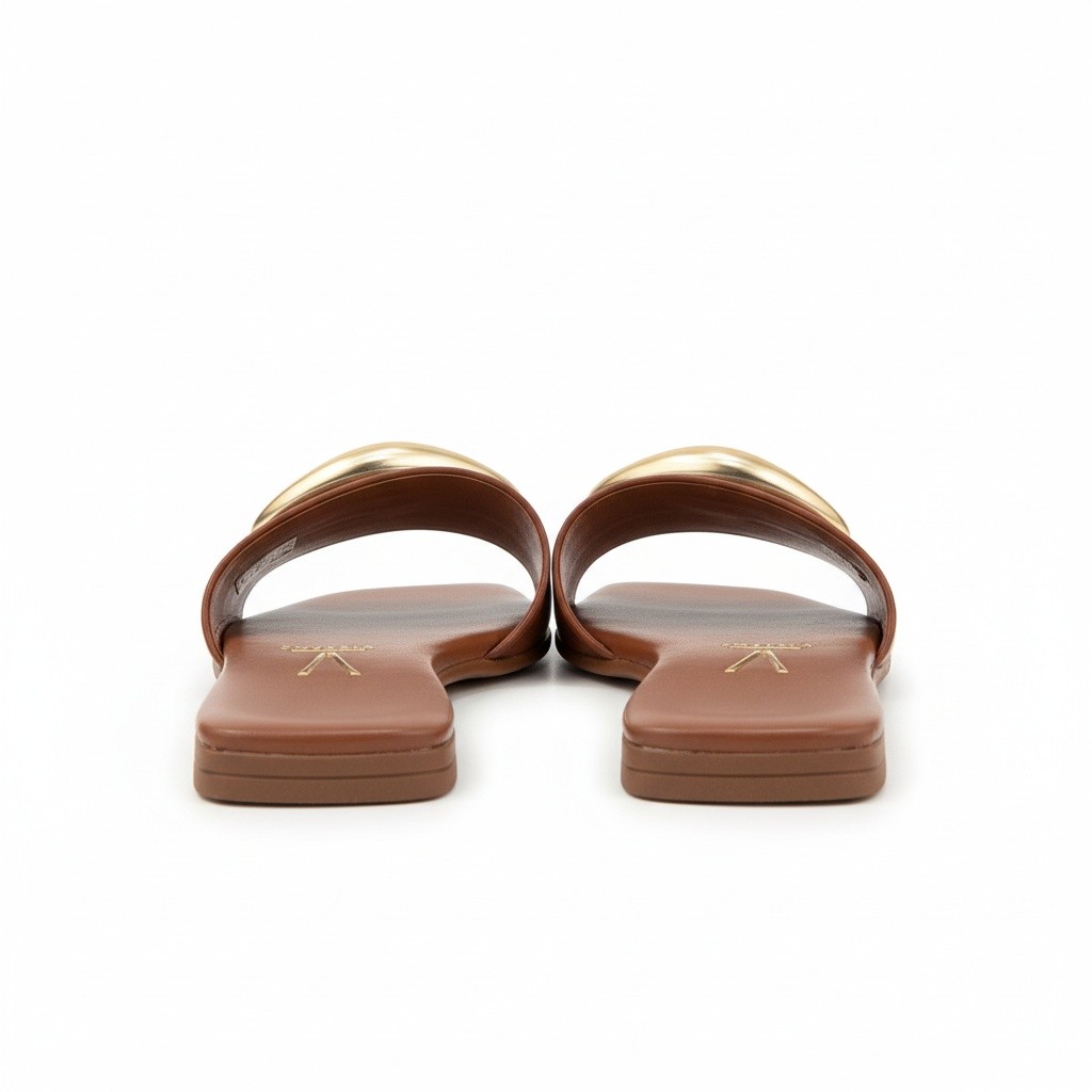 Vizzano Rasteira Mocca Feminino Versátil Ultraleve — imagem 2 de 2