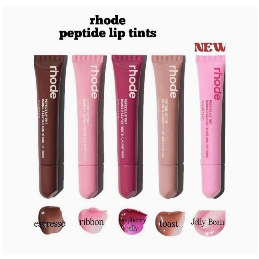 Máscara Labial Hidratante Rhode 9 Cores, Batom Colorido, Gel Labial em Bastão Dudu, Bálsamo para Cuidado dos Lábios AF1J