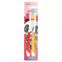 ESCOVA DE DENTE LUNIS PEQUENINOS EXTRA MACIA 2 UNIDADES