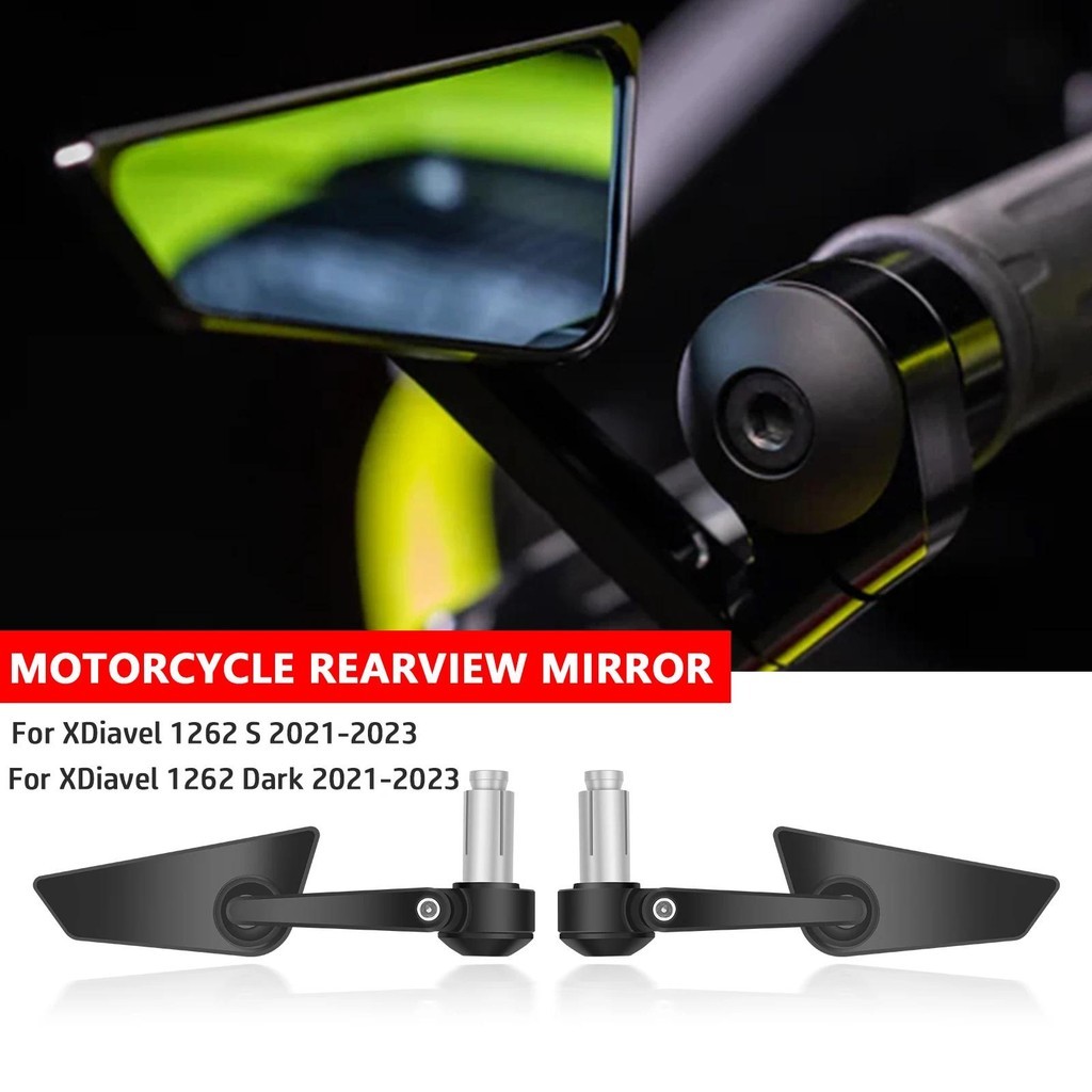 Para XDIAVEL X Diavel 1262 S Escuro 2021-2023 Motocicleta universal Espelho Retrovisor Lateral Invertendo Peças De Autom