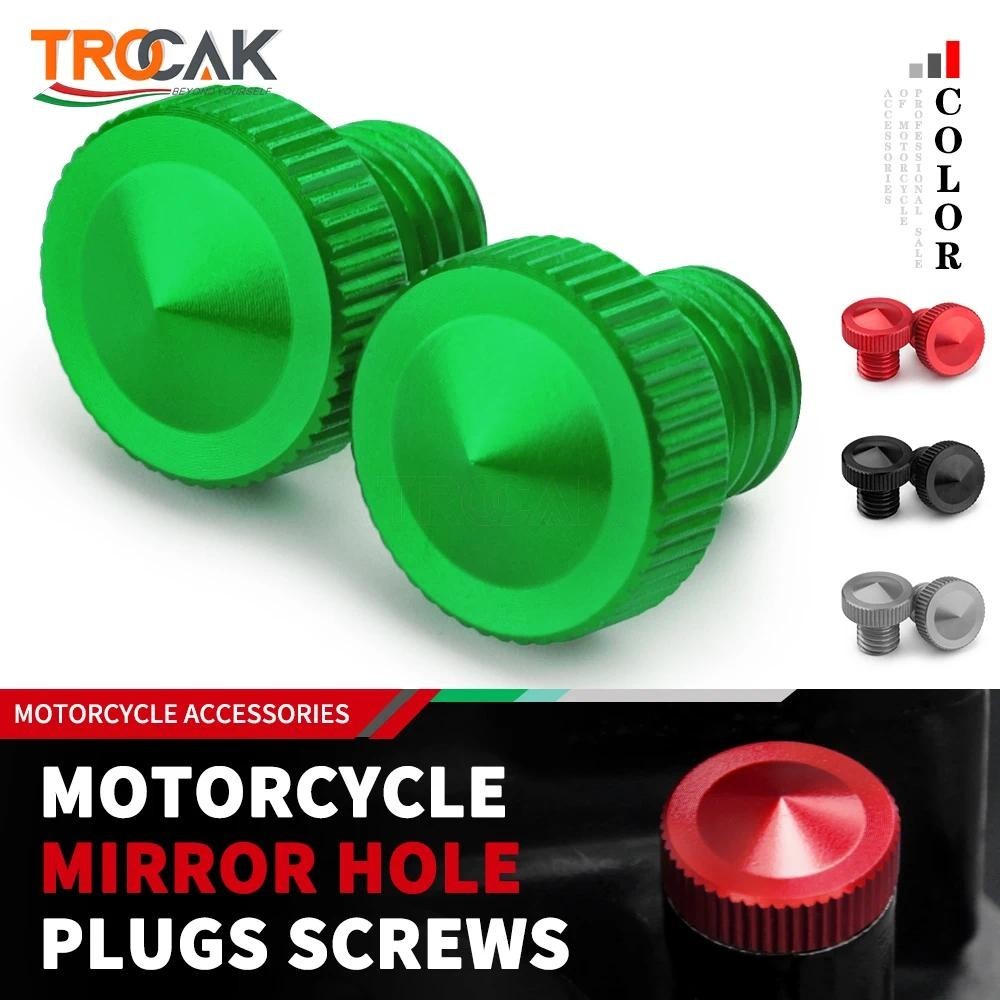 2025 Para Kawasaki Z900 Z 650 Z650 900 2017-2024 Acessórios Da Motocicleta Alumínio Espelho Buraco Plugues Parafusos M10