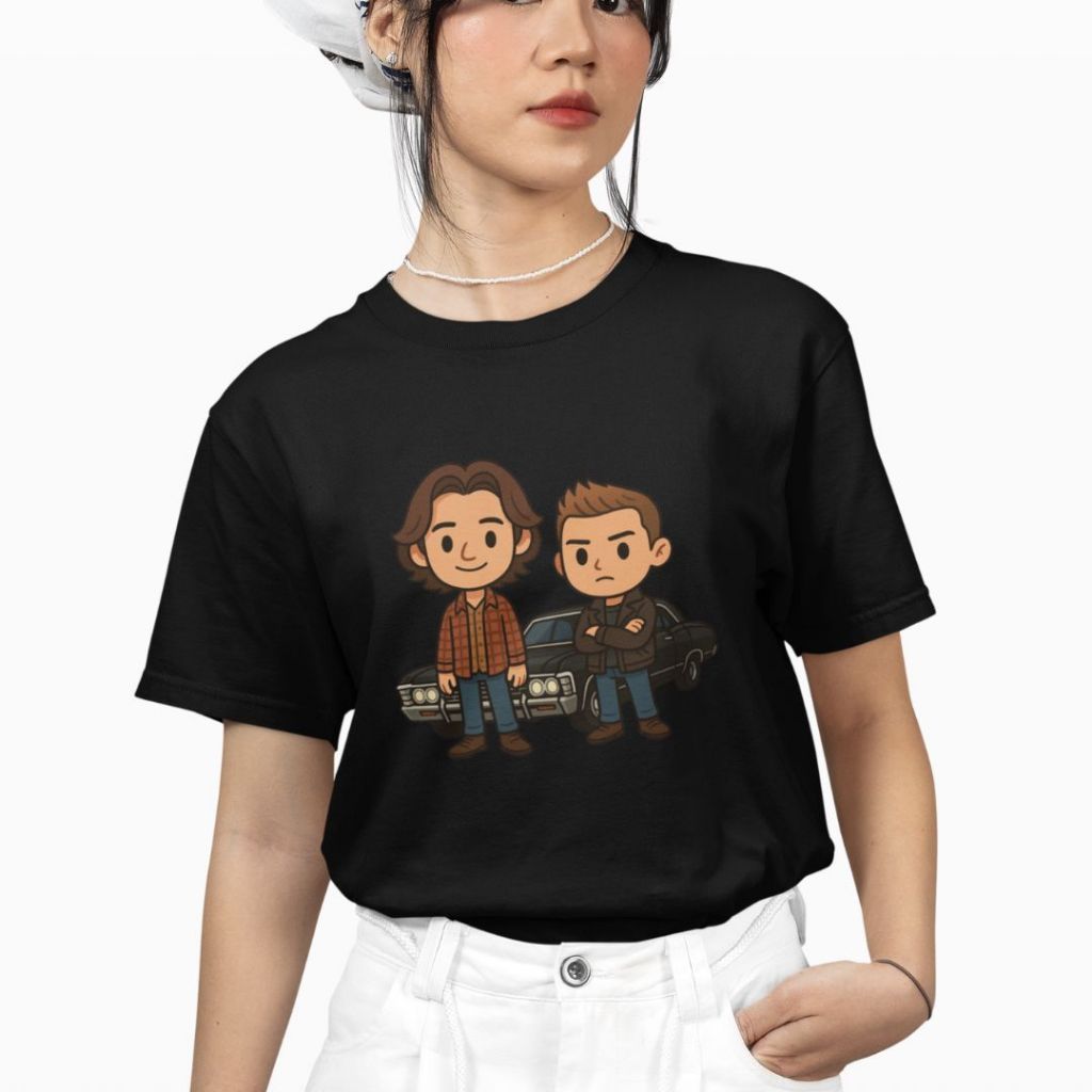 Camisa Série Supernatural Irmãos Sam Dean Masculina Feminina