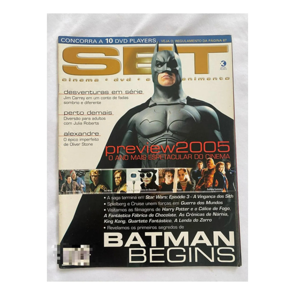 Revista Set 211 Batman Star Wars Harry Potter  Filmes