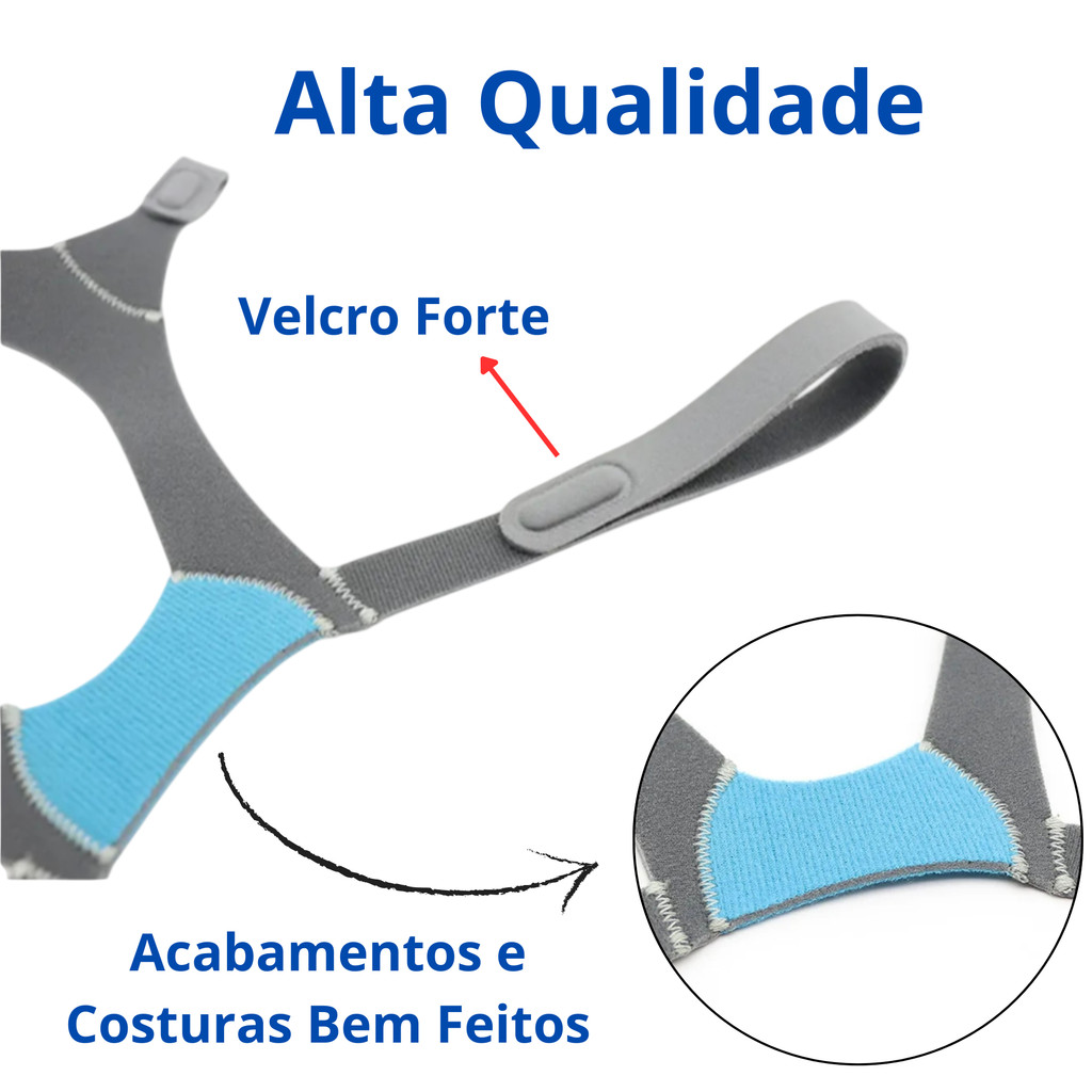 Fixador Arnes Para Mascara Nasal Airfit F20 N20 Hipoalergen