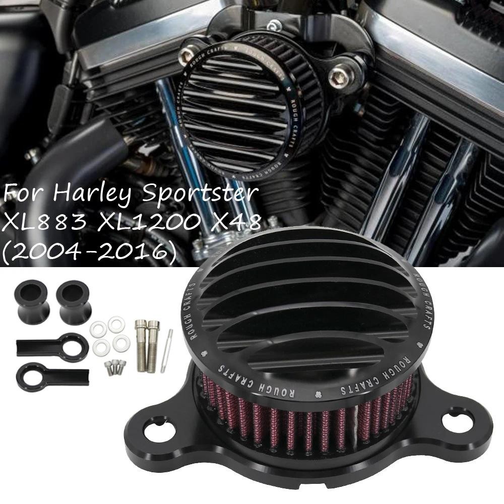 Filtro De Admissão Para Ar De Motocicleta , Artesanato , Syetem Harley Sportster XL 883 1200 2004-2014 , universal De Au