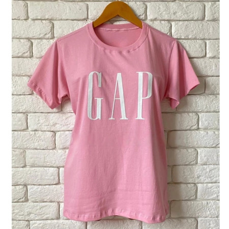 Camiseta Feminina Gap Básica Camisa Tshirt GAP Blusinha Premium de Luxo Moda Feminina Confortável 100%algodão