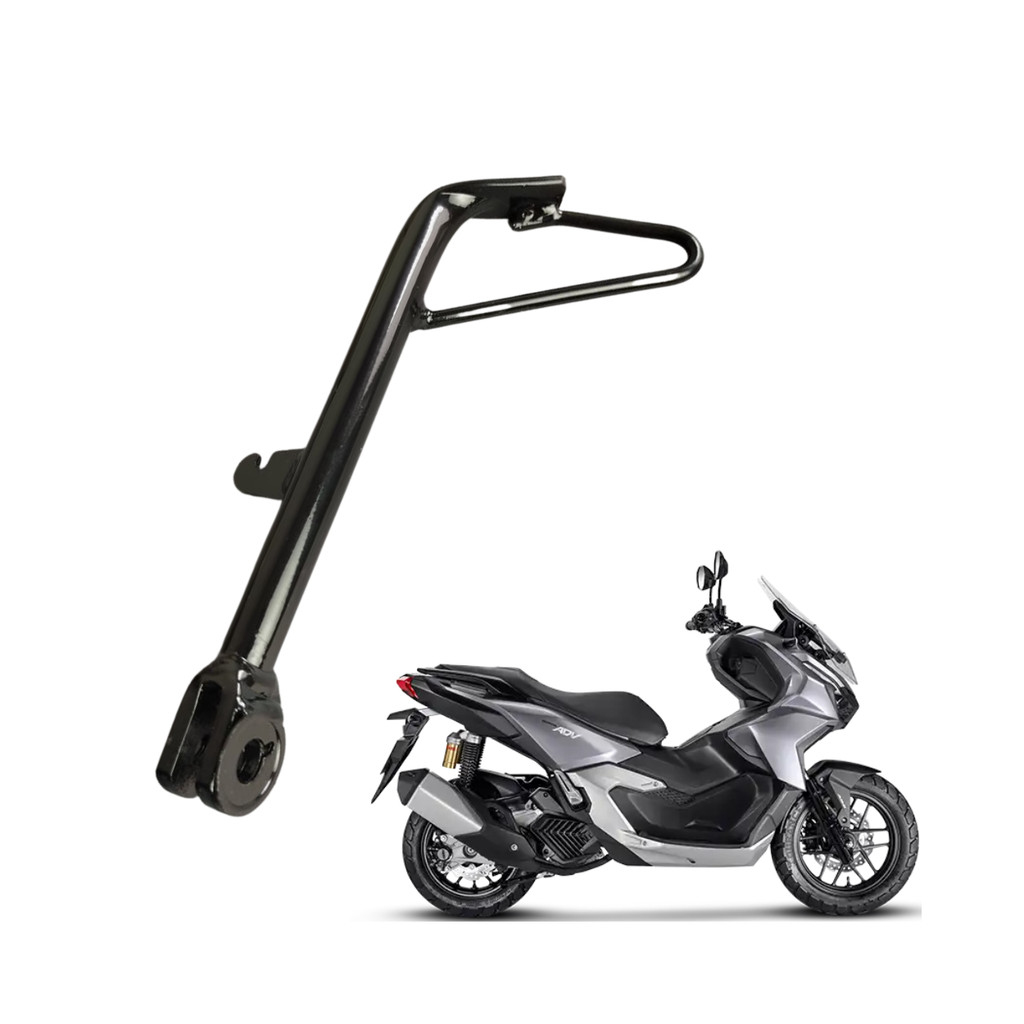 Cavalete Lateral Pézinho Para Scooter Honda Adv 150 Preto