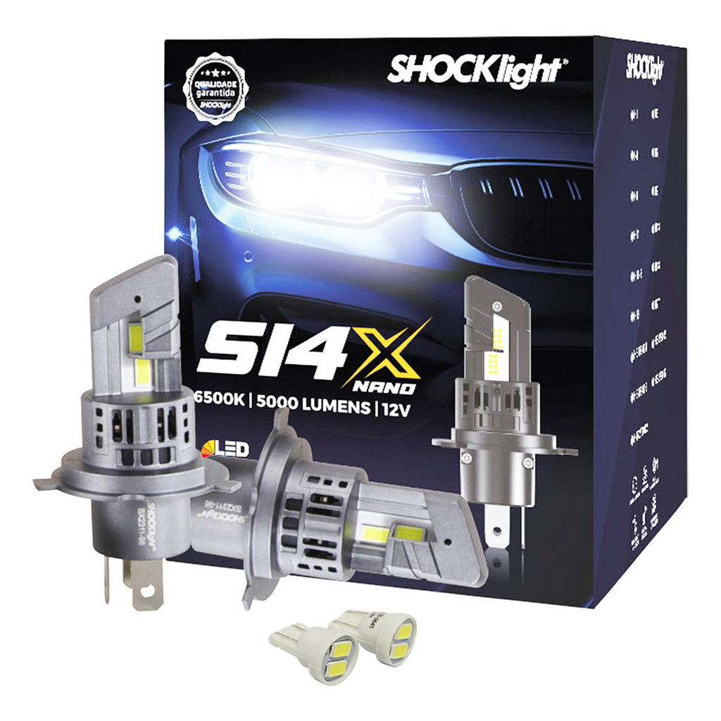 Lâmpadas LED Farol Toyota Mr-2 Turbo 2.0 H4 6000k