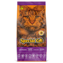 Ração Special Cat Para Gatos Adultos Castrados Frango e Carne 3 kg
