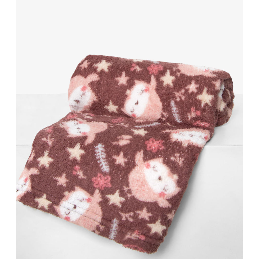 Manta Infantil Microfibra Bene Casa Vermelho em Oferta na Shopee