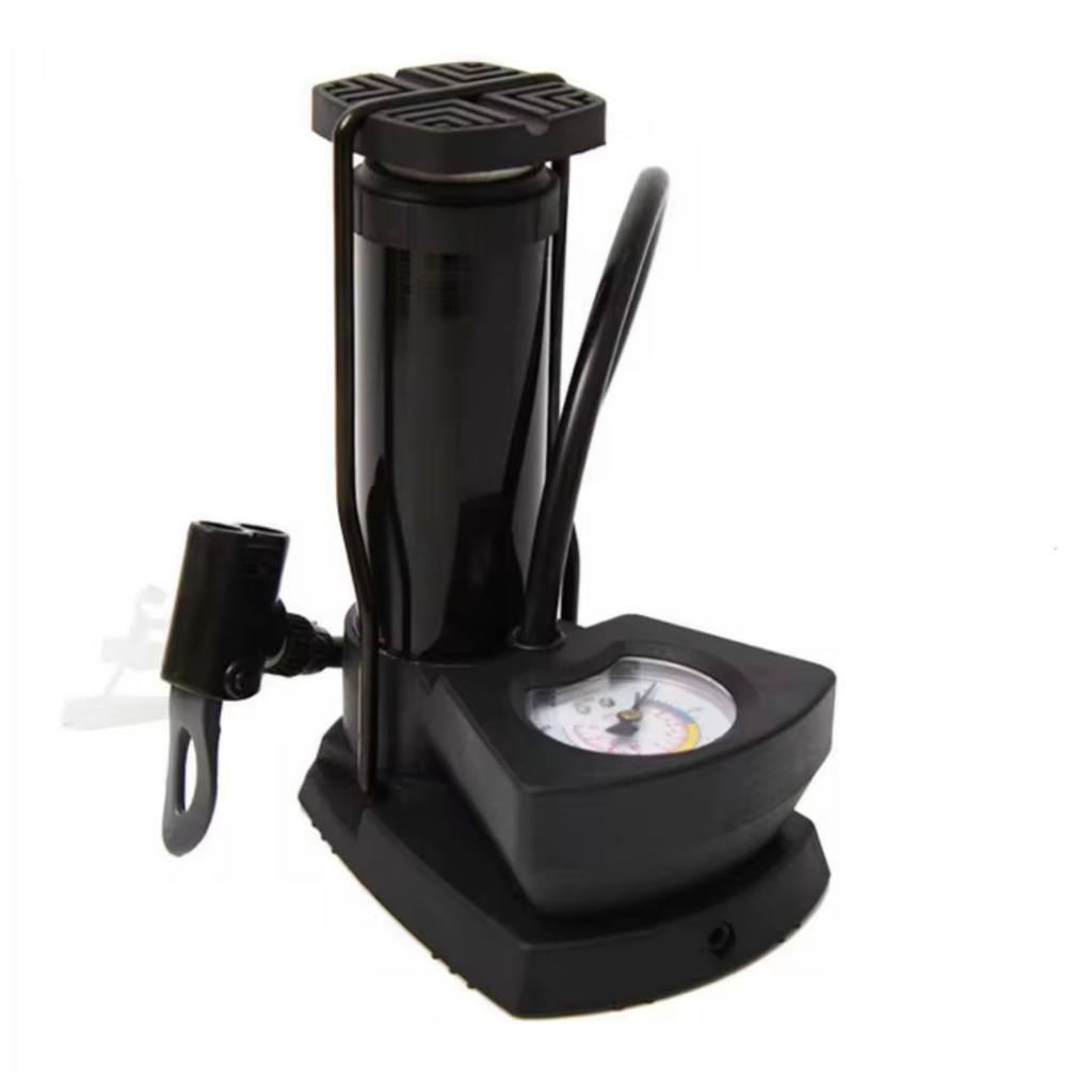 Bomba Manual de Ar com Pressão Para Bolas Bike Moto Manômetro - Envio Já!