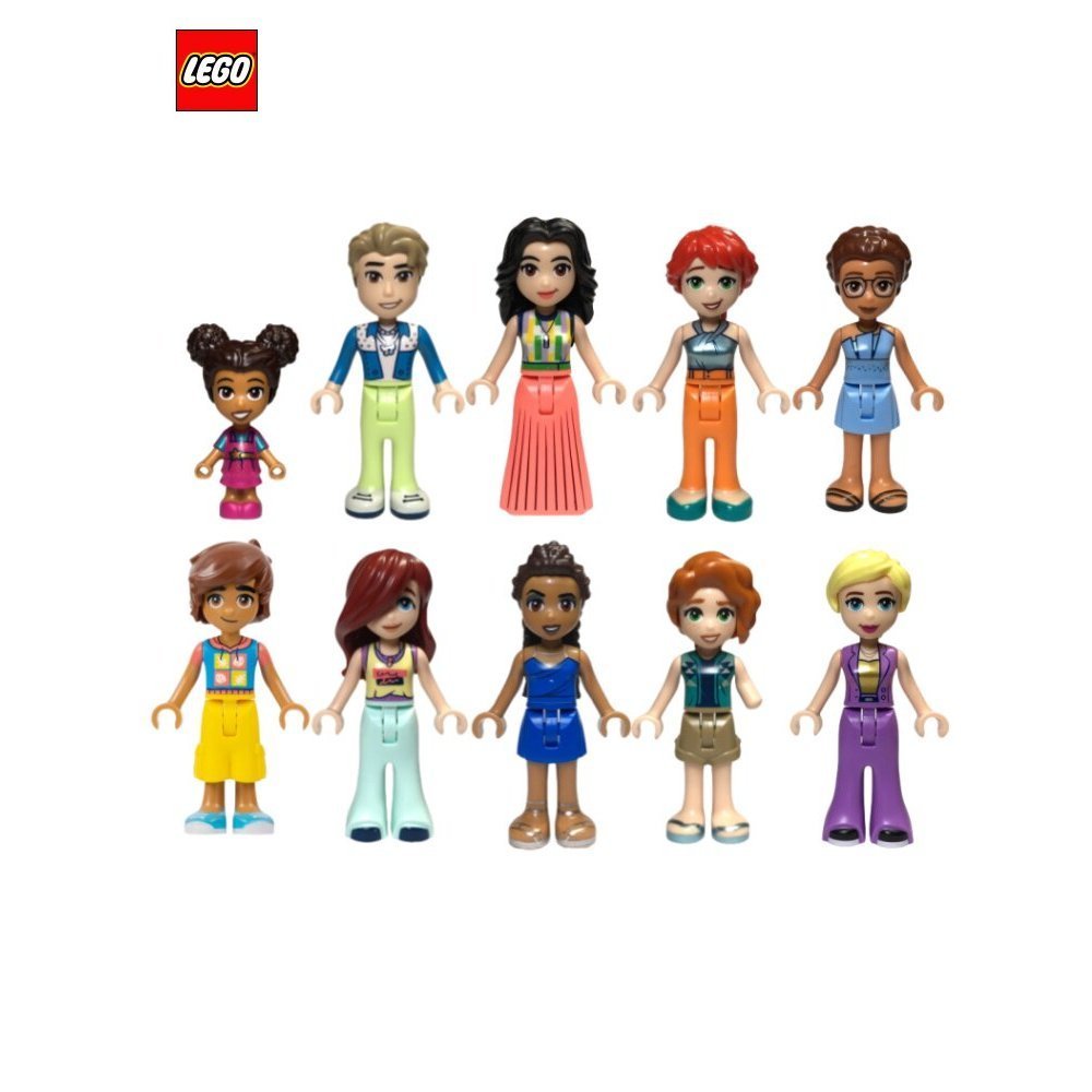 Brinquedo Popular: Minifiguras da Série Melhor Amiga da Menina 42639 Ollie Andrea Paisley Emma 2wqk