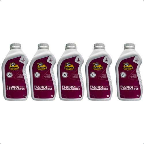 5 L Aditivo Bardahl Fluido Para Radiadores Pronto Para Uso