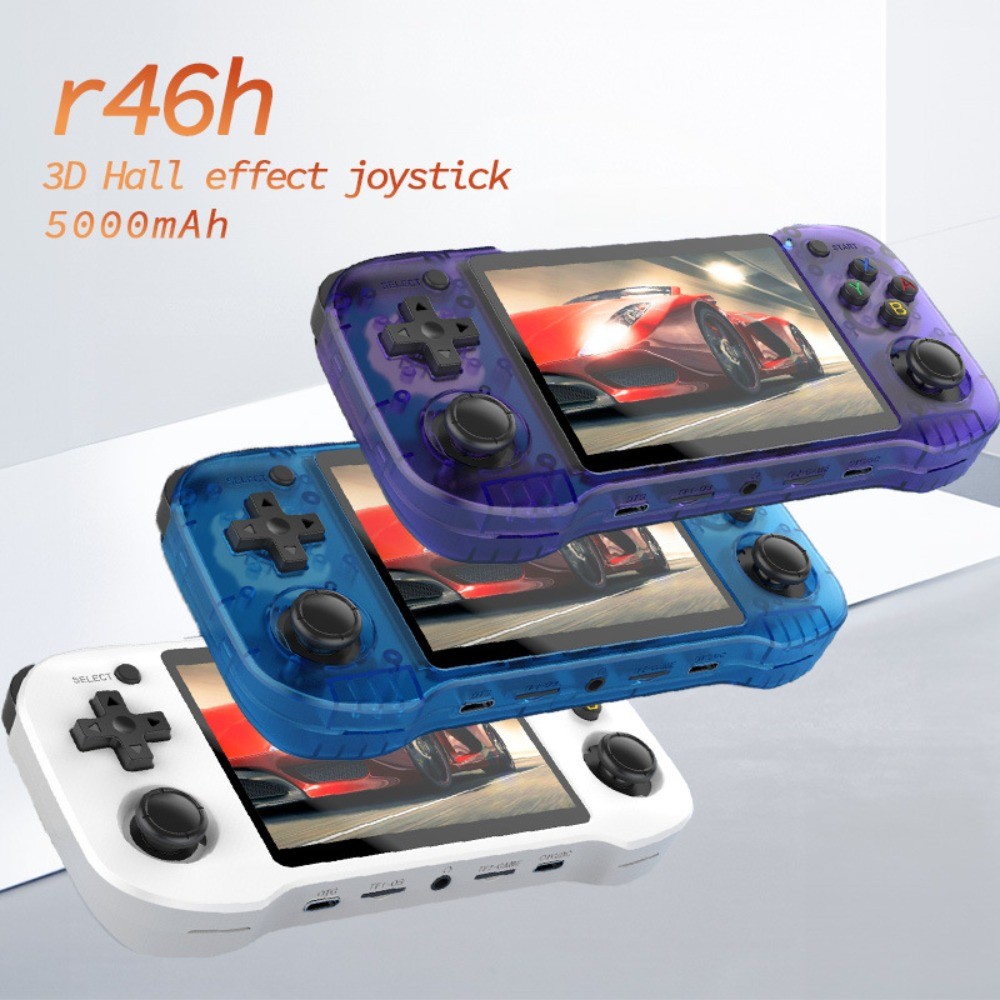console De Videogame Portátil R46H Sistema Linux 4.5 " Tela 3000mAh Jogos Retrô