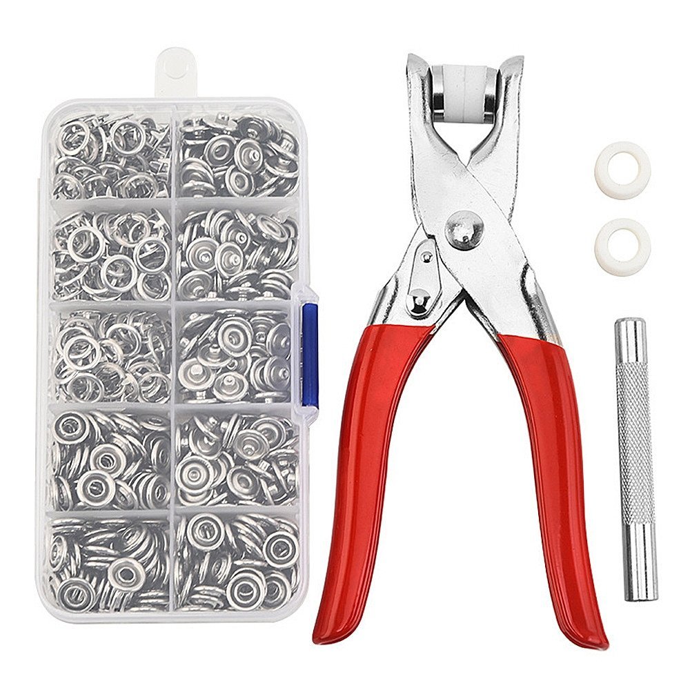 Ferramenta De Alicate 9,5mm Kit De Fixação Snap Pinos De Prensa Metálica Botões De Ferramentas Para Vestuário Diy Acessó