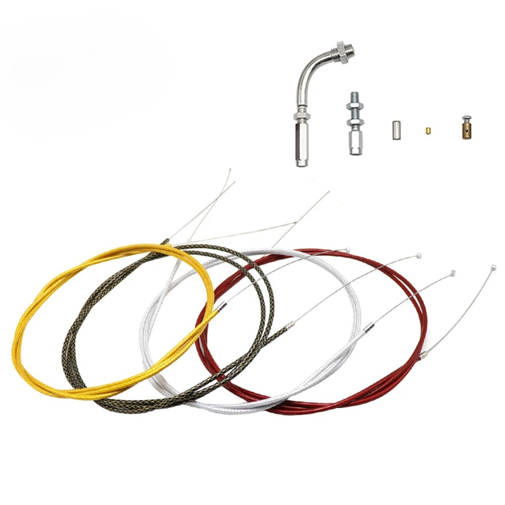 Cabo De Acelerador De Motocicleta , 220cm , Freio A Gás , Embreagem , Kit De Reparo Para CBR125 CRF230 KLX EXC NINJA Dir