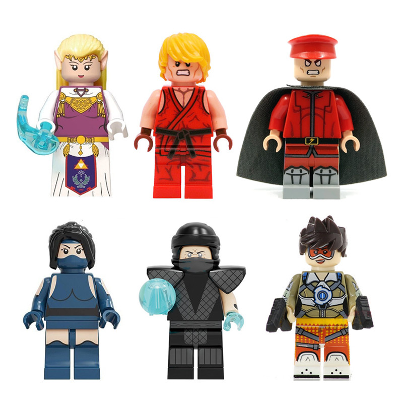 BONECO GAME STREET FIGHTER ZELDA MORTAL KOMBAT em Oferta na Shopee