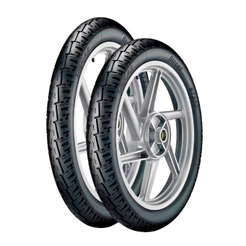 Par Pneu Vipal 275-17 e 80/100-14 ST300 Honda Pop Biz Jet50 125 C100 Uso Com Câmara