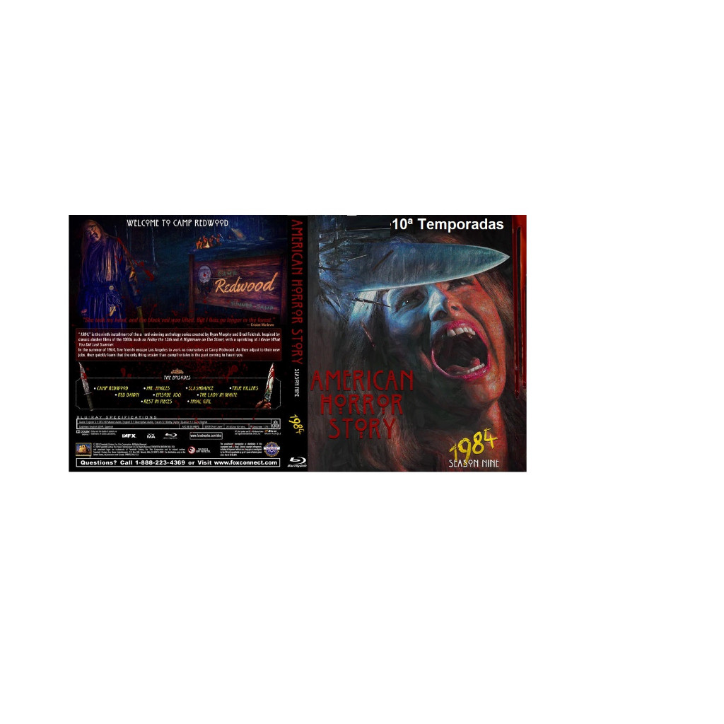 Dvd American Horror Story  - 11ª Temporada Dublado ou Legendado - dvd -