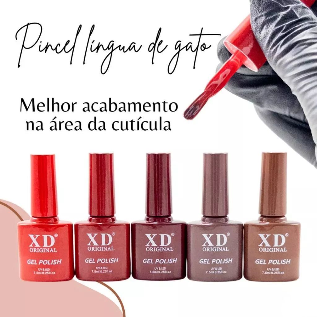 Kit Esmalte em Gel X&D Original Alongamento Unha Esmaltes Atacado UV/LED