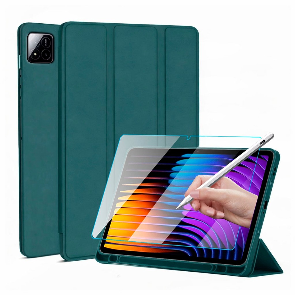 Capa Smart Case Tpu Para Xiaomi Pad 7 Pro 11.2 Polegadas + Stylus + Vidro