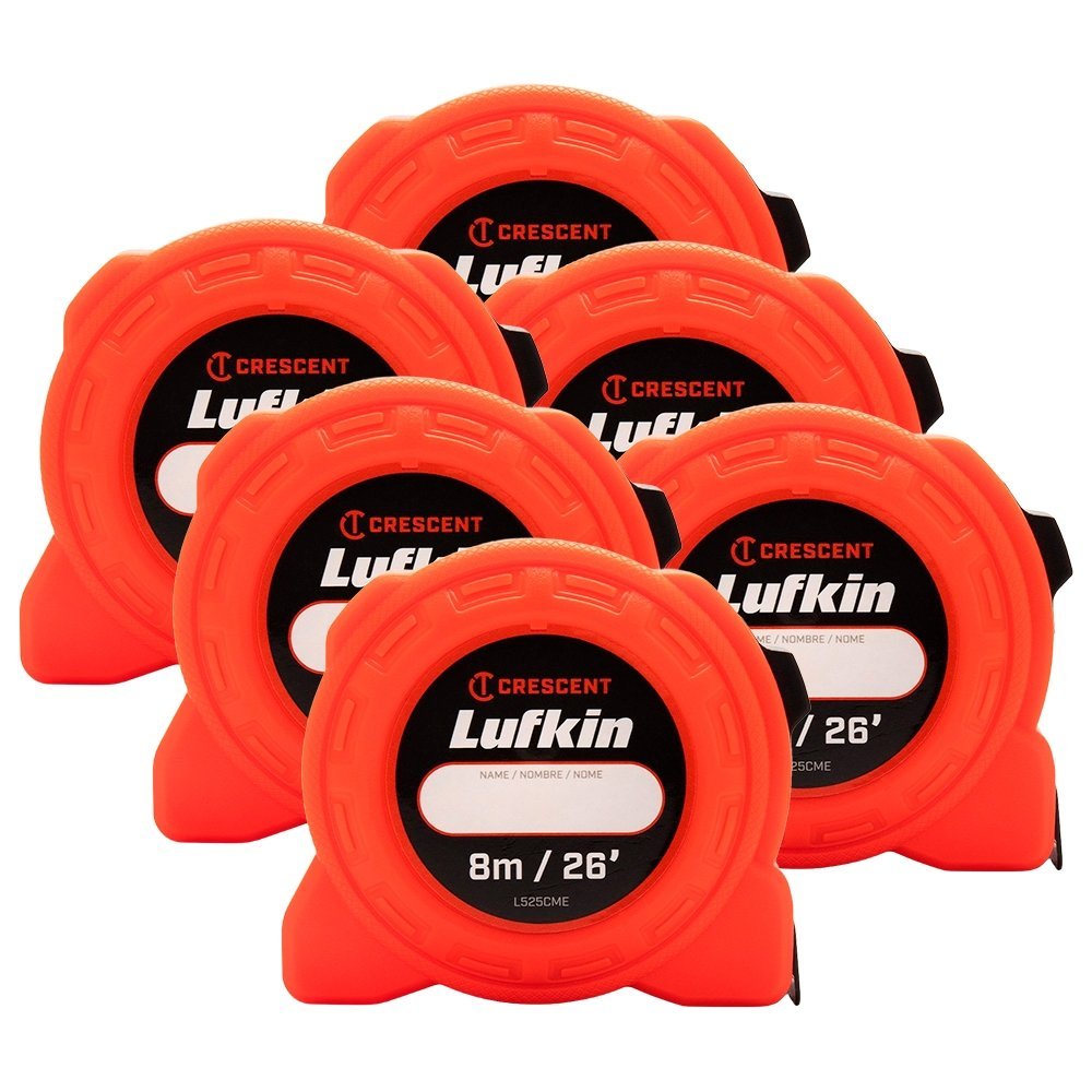 Kit 6 Trenas Lufkin L525CME Laranja 8m