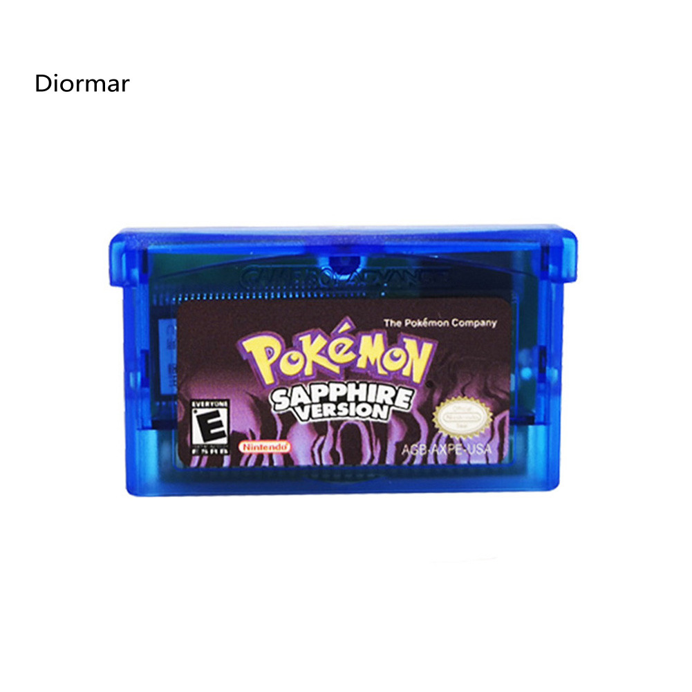 < showpoweram > Cartucho De Cartão De Jogo Safira/Esmeralda/Vermelho Fogos/Verde Folha/Rubi