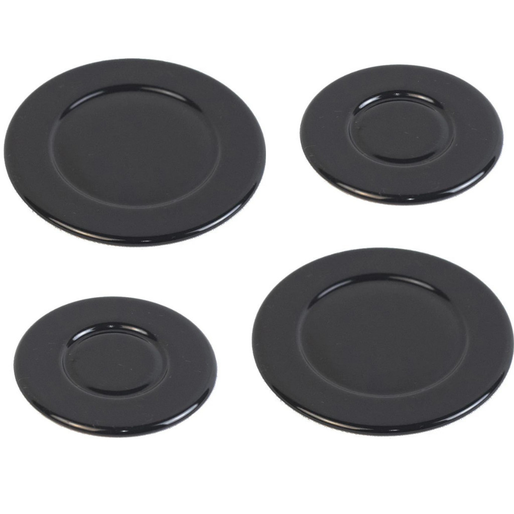 kit 4 tampinhas laterais para fogao esmaltec topazio 5030 2 mini 2 medias
