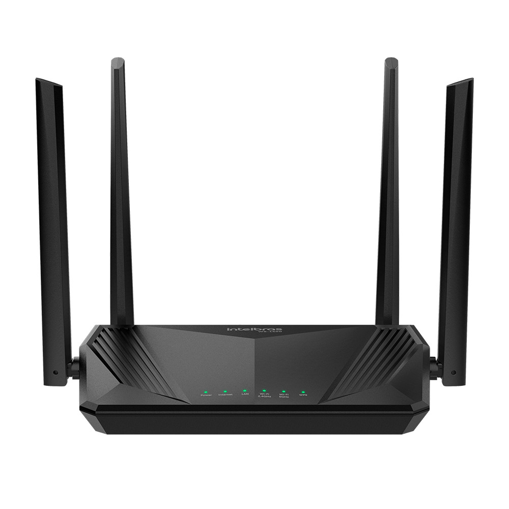 Roteador Wi-Fi 6 Dual Band W6-1500 Preto Intelbras