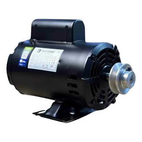 Motor Monofásico 1cv 4 Polos Baixa Rotação 1700rpm 110/220v IP21 C/Polia Mercosul Eberle