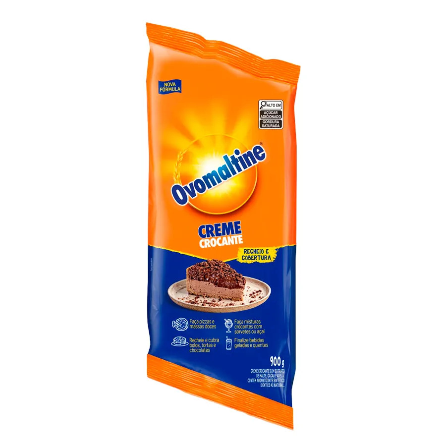 Creme Crocante Ovomaltine 900g Manga em Oferta na Shopee